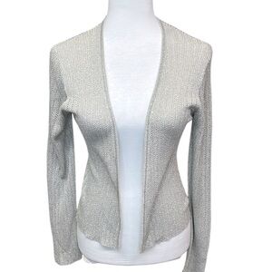 Carmen Marc Valvo Silver Women's Sweater